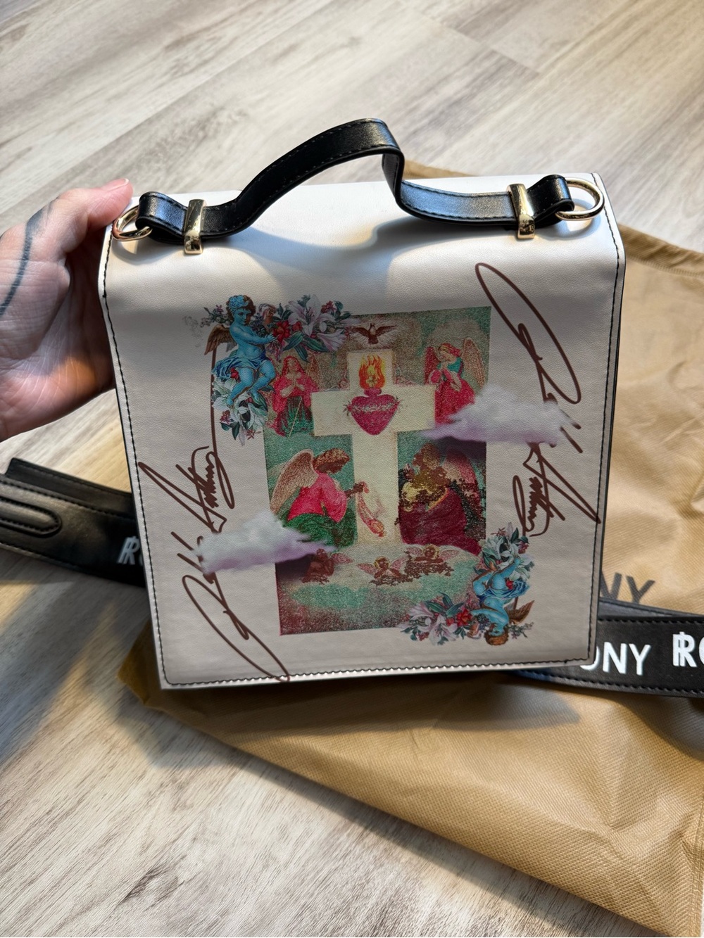 Robb Anthony (indie designer/ Louis Vuitton re-worker) purse crossbody bag - nwt